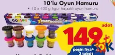 GOKİDY OYUNCAK 10'LU OYUN HAMURU SETİ fiyat ve kampanya bilgisi